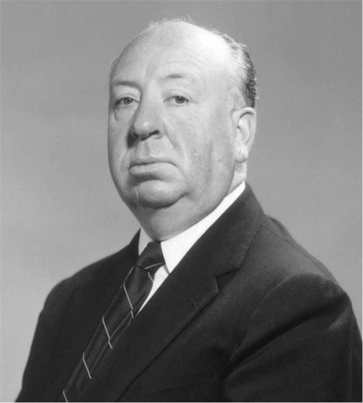 Publicity photo of Alfred Hitchcock