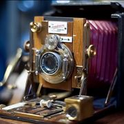 Old plate camera