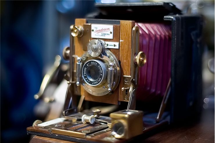 Old plate camera