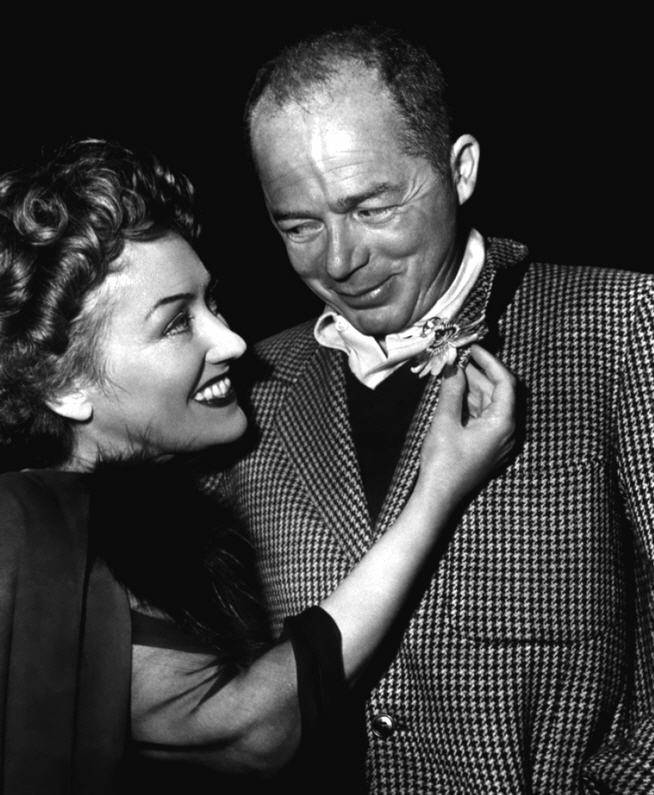 Publicity photo of Billy Wilder and Gloria Swanson 