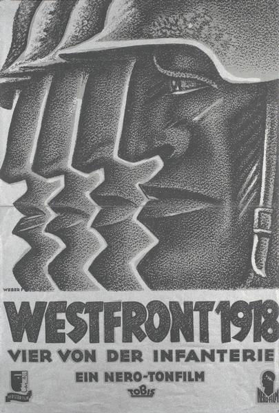 F. Weber Poster for Westfront 1918 (1930)