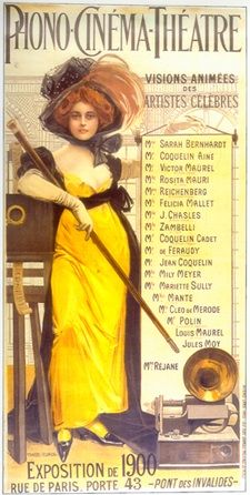 Poster featuring Sarah Bernhardt