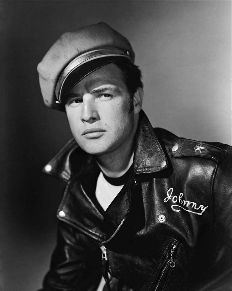 A photograph of Marlon Brando