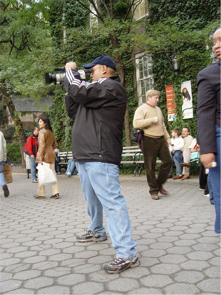 Shooting a film